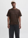 T-shirt manica corta Jack & Jones - marrone - 0
