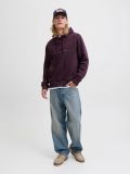 Maglia in felpa cappuccio Jack & Jones - melanzana - 3