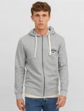 Maglia in felpa aperta Jack & Jones - grey melange - 0