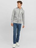 Maglia in felpa aperta Jack & Jones - grey melange - 2