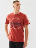 T-shirt manica corta Jack & Jones - rosso - 0