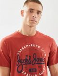 T-shirt manica corta Jack & Jones - rosso - 1