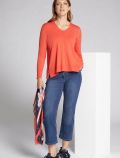 Maglia manica lunga curvy Luisa Viola - arancio - 2