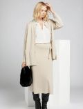 Maglia manica lunga curvy Luisa Viola - beige - 2