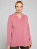 Maglia manica lunga curvy Luisa Viola - rosa - 0