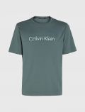 T-shirt manica corta sportiva Calvin Klein Sport - blu piombo - 4