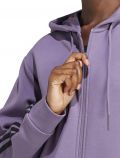 Felpa sportiva aperta Adidas - viola - 1