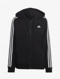 Felpa sportiva aperta Adidas - black - 3