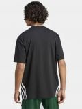 T-shirt manica corta sportiva Adidas - nero - 2