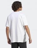 T-shirt manica corta sportiva Adidas - white - 2