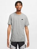 T-shirt manica corta sportiva Nike - grigio chiaro - 0