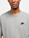 T-shirt manica corta sportiva Nike - grigio chiaro - 1