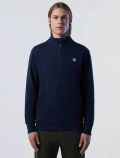 Maglia in felpa aperta North Sails - navy - 0