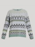 Maglia manica lunga curvy Persona - verde - 4