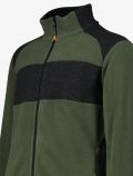 Maglia in pile con zip Cmp - green - 1