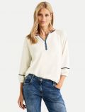 Camicia manica lunga casual Cecil - vaniglia - 0