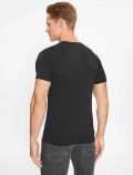 Maglia manica corta in cotone Armani Exchange - nero - 3