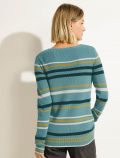 Pullover manica lunga Cecil - blu melange - 3