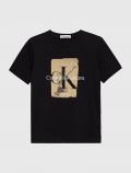 T-shirt manica corta Calvin Klein - black - 4