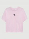 T-shirt manica corta Calvin Klein - rosa perla - 0