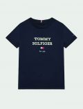 T-shirt manica corta Tommy Hilfiger - blu - 0