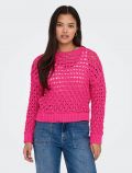 Pullover manica lunga Only - lampone - 0