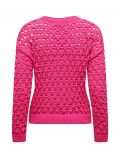 Pullover manica lunga Only - lampone - 5