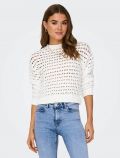 Pullover manica lunga Only - bright white - 0