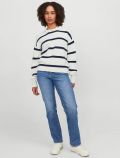 Pullover manica lunga Jjxx - blu bianco - 1