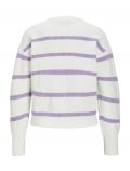 Pullover manica lunga Jjxx - lilla bianco - 5