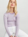 Maglia manica lunga Jjxx - lilla bianco - 2