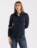 Camicia manica lunga San Babila - blu navy - 0