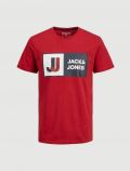 T-shirt manica corta Jack & Jones - chili - 0