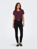 T-shirt manica corta Only - bordeaux - 2