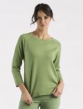 Pullover manica lunga Emme - verde - 0