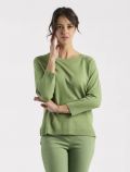 Pullover manica lunga Emme - verde - 1