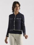 Cardigan Emme - navy bianco - 0