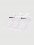 Calzini sneakers sport Nike - bianco - 0