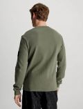 Maglia manica lunga casual Calvin Klein - olive - 3