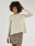 Maglia manica lunga Knit - panna - 0