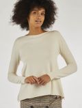 Maglia manica lunga Knit - panna - 1