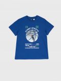 T-shirt manica corta Chicco - blu - 0