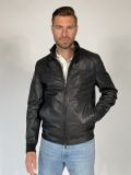 Giubbino in pelle Milestone - nero - 0