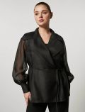 Camicia manica lunga curvy Persona - nero - 0