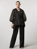 Camicia manica lunga curvy Persona - nero - 1