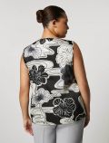 Top curvy Persona - bianco nero - 2