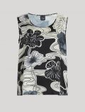 Top curvy Persona - bianco nero - 3