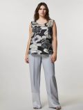 Pantalone curvy Persona - perla - 1