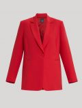 Giacca curvy Persona - rosso - 4