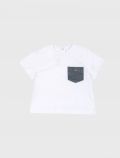 T-shirt manica corta Chicco - bianco - 0